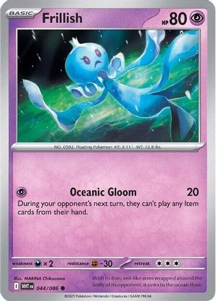 Frillish (044) [SV White Flare] - Common