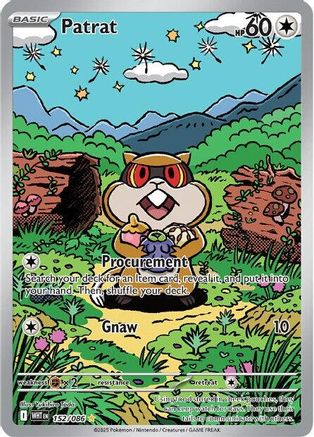 Patrat (152/086) [SV White Flare] Holofoil - Illustration Rare