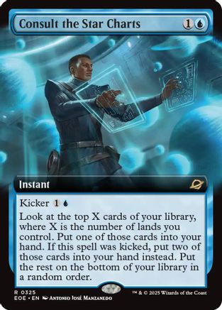 Consult the Star Charts (Extended Art) (EOE-325) [Edge of Eternities]