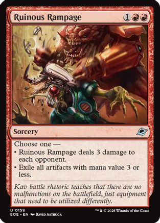 Ruinous Rampage (EOE-158) [Edge of Eternities]