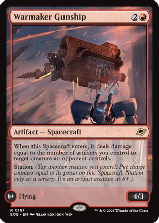 Warmaker Gunship (EOE-167) [Edge of Eternities] Foil
