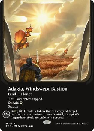 Adagia, Windswept Bastion (Borderless) (EOE-277) [Edge of Eternities]
