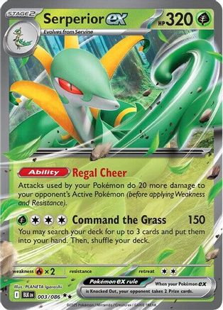 Serperior ex (003) [SV Black Bolt] Holofoil - Double Rare
