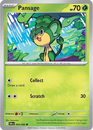 Pansage (004) [SV Black Bolt] - Common