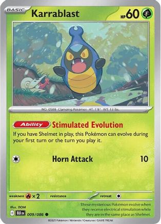 Karrablast (009) [SV Black Bolt] Reverse Holofoil - Common