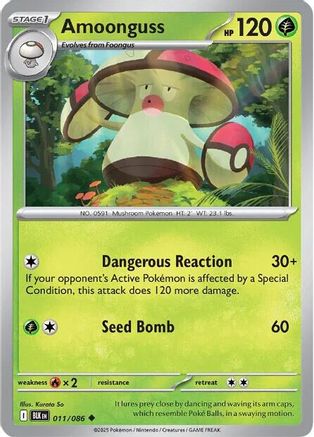 Amoonguss (011) [SV Black Bolt] Reverse Holofoil - Uncommon