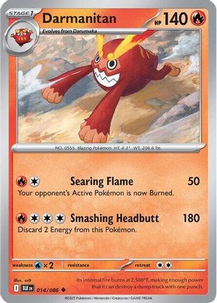 Darmanitan (014) [SV Black Bolt] - Uncommon