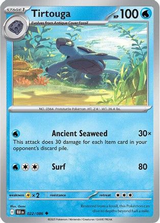 Tirtouga (022) [SV Black Bolt] - Uncommon