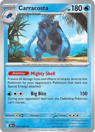 Carracosta (023) [SV Black Bolt] Reverse Holofoil - Rare