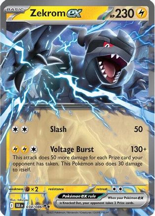 Zekrom ex (034) [SV Black Bolt] Holofoil - Double Rare
