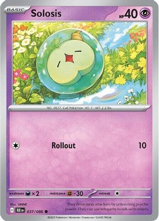 Solosis (037) [SV Black Bolt] Reverse Holofoil - Common