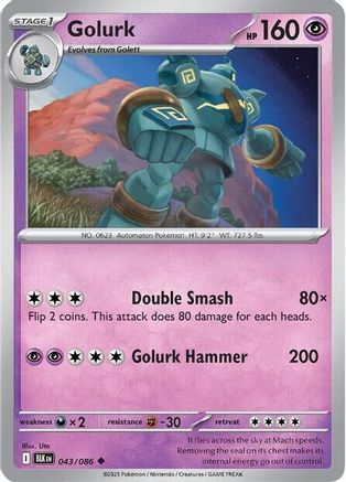 Golurk (043) [SV Black Bolt] Reverse Holofoil - Uncommon