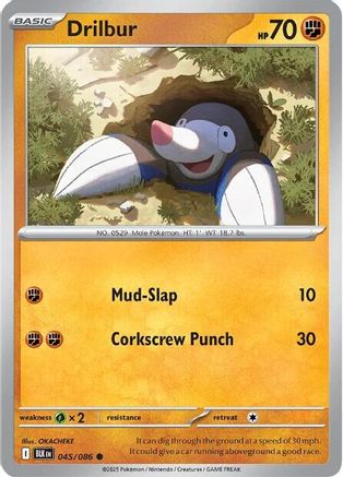 Drilbur (045) [SV Black Bolt] - Common