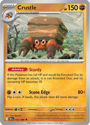 Crustle (052) [SV Black Bolt] - Uncommon