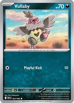 Vullaby (063) [SV White Flare] Reverse Holofoil - Common