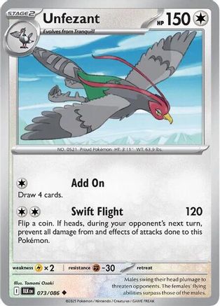 Unfezant (073) [SV Black Bolt] - Uncommon