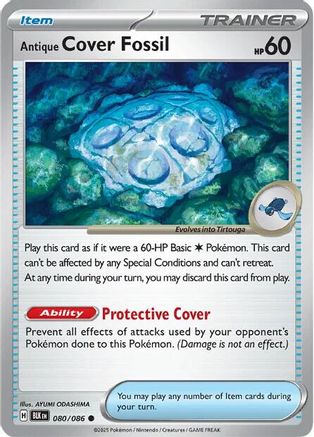 Antique Cover Fossil (080) [SV Black Bolt] - Common