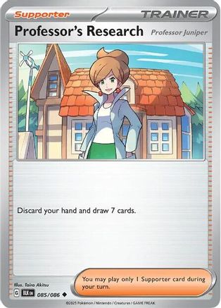 Professor's Research [Professor Juniper] (085) [SV Black Bolt] Reverse Holofoil - Uncommon