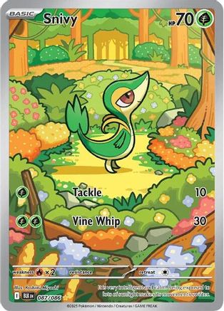 Snivy (087/086) [SV Black Bolt] Holofoil - Illustration Rare