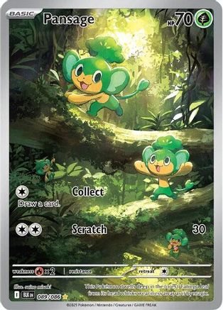 Pansage (089/086) [SV Black Bolt] Holofoil - Illustration Rare