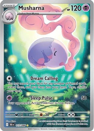 Musharna (117/086) [SV Black Bolt] Holofoil - Illustration Rare