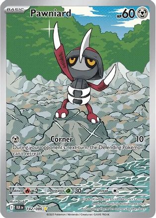 Pawniard (142/086) [SV Black Bolt] Holofoil - Illustration Rare