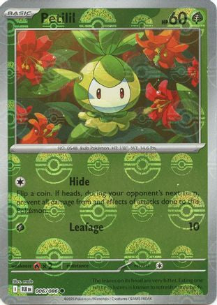 Petilil (Poke Ball Pattern) (006) [SV Black Bolt] Holofoil - Common