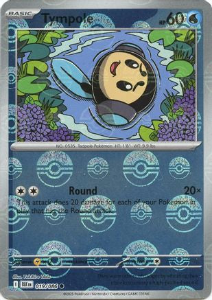 Tympole (Poke Ball Pattern) (019) [SV Black Bolt] Holofoil - Common