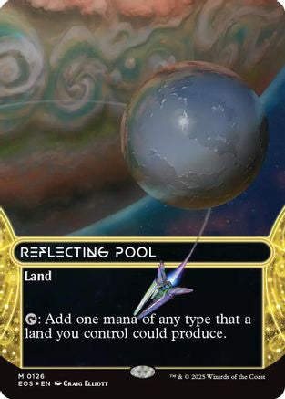 Reflecting Pool (EOS-126) (Borderless) (Galaxy Foil) [Edge of Eternities: Stellar Sights] Foil