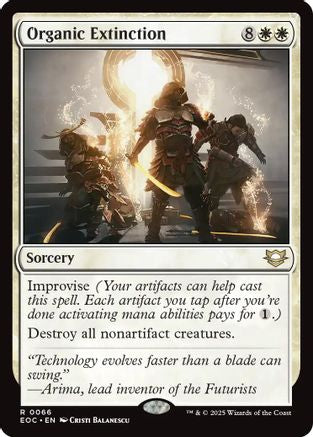 Organic Extinction (EOC-066) [Commander: Edge of Eternities]