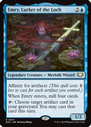Emry, Lurker of the Loch (EOC-071) [Commander: Edge of Eternities]