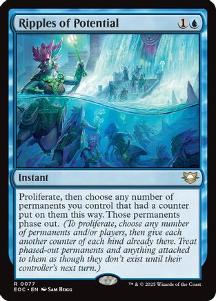 Ripples of Potential (EOC-077) [Commander: Edge of Eternities]