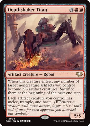 Depthshaker Titan (EOC-009) [Commander: Edge of Eternities]