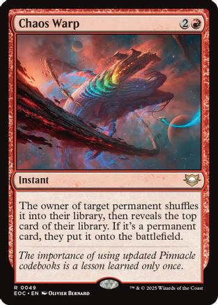Chaos Warp (EOC-049) [Commander: Edge of Eternities]
