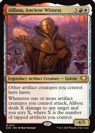 Alibou, Ancient Witness (EOC-113) [Commander: Edge of Eternities]