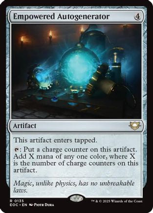 Empowered Autogenerator (EOC-135) [Commander: Edge of Eternities]