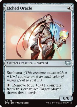 Etched Oracle (EOC-136) [Commander: Edge of Eternities]
