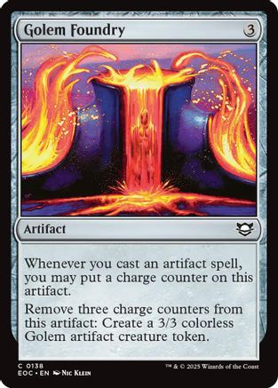 Golem Foundry (EOC-138) [Commander: Edge of Eternities]