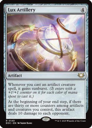Lux Artillery (EOC-140) [Commander: Edge of Eternities]