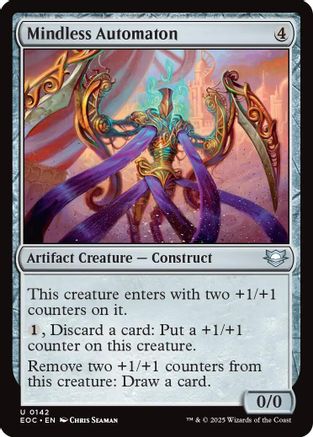 Mindless Automaton (EOC-142) [Commander: Edge of Eternities]