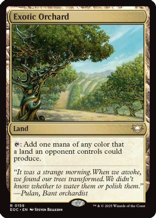 Exotic Orchard (EOC-159) [Commander: Edge of Eternities]