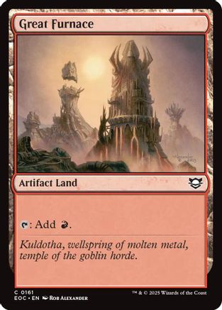Great Furnace (EOC-161) [Commander: Edge of Eternities]