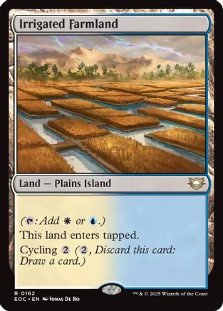 Irrigated Farmland (EOC-162) [Commander: Edge of Eternities]