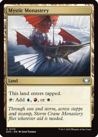 Mystic Monastery (EOC-170) [Commander: Edge of Eternities]
