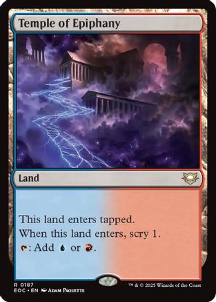 Temple of Epiphany (EOC-187) [Commander: Edge of Eternities]