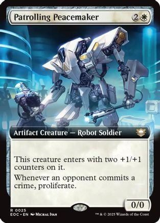 Patrolling Peacemaker (Extended Art) (EOC-025) [Commander: Edge of Eternities]