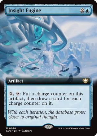 Insight Engine (Extended Art) (EOC-026) [Commander: Edge of Eternities]
