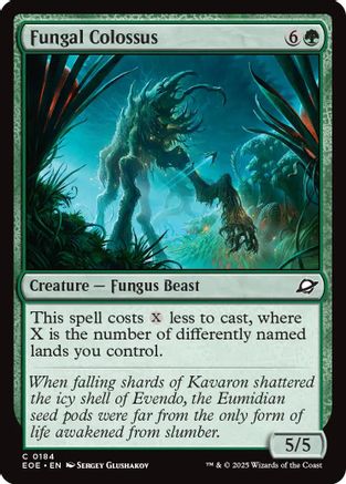 Fungal Colossus (EOE-184) [Edge of Eternities] Foil