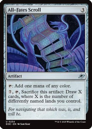 All-Fates Scroll (EOE-234) [Edge of Eternities] Foil