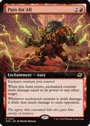 Pain for All (Extended Art) (EOE-337) [Edge of Eternities]